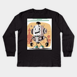 Radio Robbie Kids Long Sleeve T-Shirt